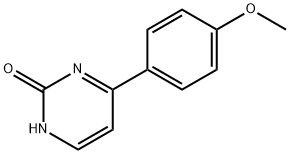 2-Hydroxy-4-(4-Methoxyphenyl)pyriMidine Struktur