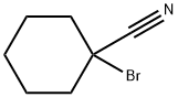 1-broMocyclohexanecarbonitrile Struktur