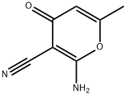 4H-Pyran-3-carbonitrile,2-amino-6-methyl-4-oxo-(9CI) Struktur