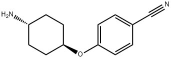 Benzonitrile, 4-[(trans-4-aMinocyclohexyl)oxy]- Struktur