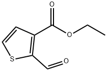 Ethyl 2-forMylthiophene-3-carboxylate Struktur