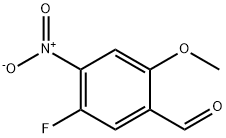 5-Fluoro-2-Methoxy-4-nitrobenzaldehyde Struktur