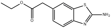 (2-AMino-benzothiazol-6-yl)-acetic acid ethyl ester Struktur