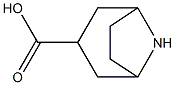 exo-8-Azabicyclo[3.2.1]octane-3-carboxylic acid hydrochloride Struktur