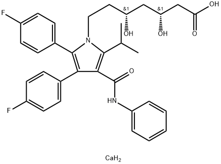 アトルバスタチン関連化合物C (DIFLUORO IMPURITY, OR CALCIUM (3R,5R)-7-[2,3-BIS(4-FLUOROPHENYL)-5-ISOPROPYL-4-(PHENYLCARBAMOYL)-1H-PYRROL-1-YL]-3,5-DIHYDROXYHEPTANOATE (1:2)) price.