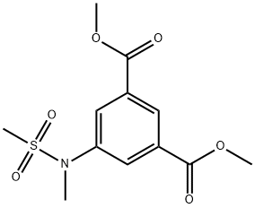 DiMethyl 5-(N-MethylMethylsulfonaMido)isophthalate Struktur