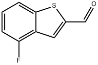 4-fluorobenzo[b]thiophene-2-carbaldehyde Struktur