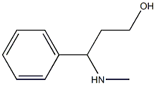 Benzenepropanol, g-(MethylaMino) Struktur