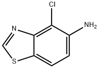 5-Benzothiazolamine,4-chloro-(9CI) Struktur