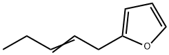 Cis-2-(2-pentenyl)furan Struktur