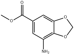 Methyl 7-aMinobenzo[d][1,3]dioxole-5-carboxylate Struktur