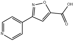 3-Pyridin-4-yl-isoxazole-5-carboxylic acid, 716362-05-9, 結(jié)構(gòu)式