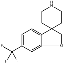 Spiro[benzofuran-3(2H),4'-piperidine], 6-(trifluoroMethyl)- Struktur