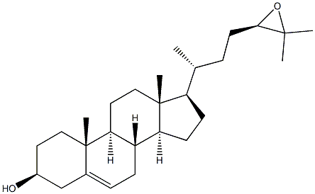 24(R/S),25-epoxycholesterol Struktur