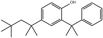 2-(alpha,alpha-DiMethylbenzyl)-4-tert-octylphenol Struktur