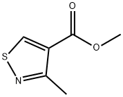 4-Isothiazolecarboxylic acid, 3-Methyl-, Methyl ester Struktur