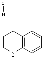 4-methyl-1,2,3,4-tetrahydroquinoline hydrochloride Struktur