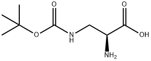 N-β-t-Butoxycarbonyl-L-α,β-diaminopropionic acid Struktur