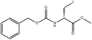 (S)-2-BenzyloxycarbonylaMino-3-iodo-propionic acid Methyl ester Struktur