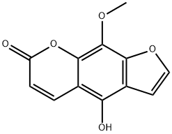 5-羥基-8-甲氧基補骨脂素 結(jié)構(gòu)式