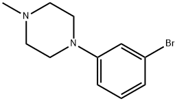 1-(3-BROMOPHENYL)-4-METHYLPIPERAZINE, 747413-17-8, 結(jié)構(gòu)式