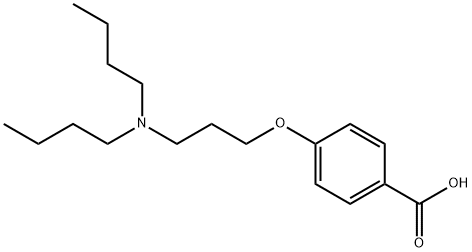 4-[3-(DIBUTYLAMINO)PROPOXY]-BENZOIC ACID 結(jié)構(gòu)式