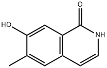 1(2H)-Isoquinolinone,7-hydroxy-6-methyl-(9CI) Struktur