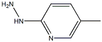 1-(5-methylpyridin-2-yl)hydrazine Struktur