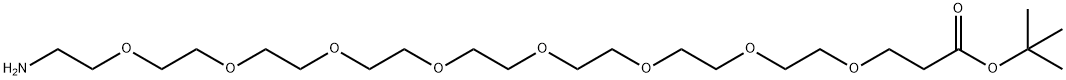 H2N-PEG8-tBu Structure