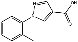 1-(o-Tolyl)-1H-pyrazole-4-carboxylic acid Struktur