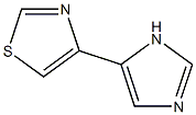 Thiazole, 4-(5-imidazolyl)- (4CI) Struktur