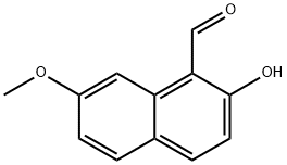 2-hydroxy-7-Methoxy-1-naphthaldehyde Struktur