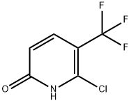 6-CHLORO-5-(TRIFLUOROMETHYL)PYRIDIN-2-OL Struktur