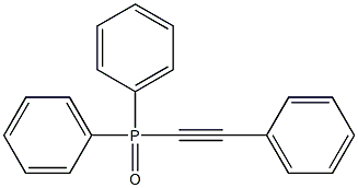 diphenyl(phenylethynyl)phosphine oxide Struktur