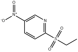 2-(Ethanesulfonyl)-5-nitropyridine Struktur