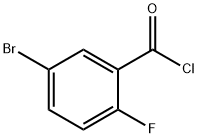 Benzoyl chloride, 5-broMo-2-fluoro- Struktur