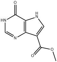 ethyl 4-hydroxy-5H-pyrrolo[3,2-d]pyriMidine-7-carboxylate Struktur