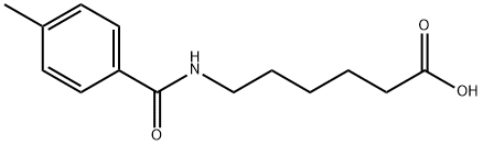 Hexanoic acid, 6-[(4-Methylbenzoyl)aMino]- Struktur