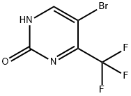 5-BroMo-4-(trifluoroMethyl)pyriMidin-2(1H)-one Struktur