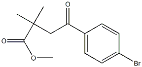 Methyl 4-(4-broMophenyl)-2,2-diMethyl-4-oxobutanoate Struktur