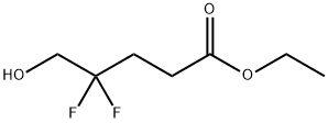 ethyl 4,4-difluoro-5-hydroxypentanoate Struktur