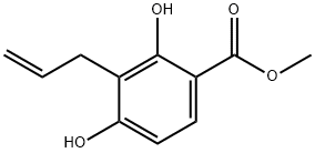 Methyl 3-allyl-2,4-dihydroxybenzoate Struktur