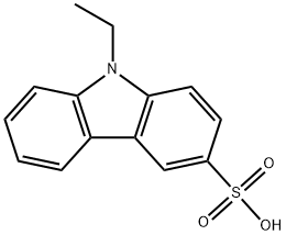 9-ethyl-9H-carbazole-3-sulfonic acid Struktur