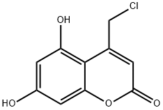 4-(ChloroMethyl)-5,7-dihydroxy-2H-chroMen-2-one Struktur