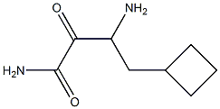 3-aMino-4-cyclobutyl-2-oxobutanaMide Struktur