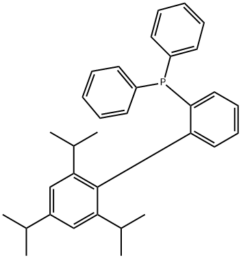 2-(Diphenylphosphino)-2',4',6'-triisopropylbiphenyl Struktur