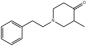 3-Methyl-1-phenethyl-4-piperidinone Struktur