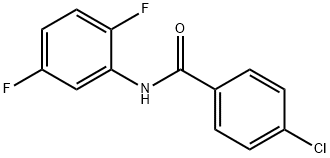 4-chloro-N-(2,5-difluorophenyl)benzamide Struktur