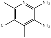 5-Chloro-4,6-diMethylpyridine-2,3-diaMine Struktur