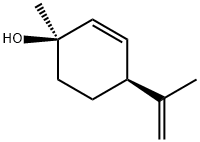 (1R,4S)-1-Methyl-4-(prop-1-en-2-yl)cyclohex-2-enol Struktur